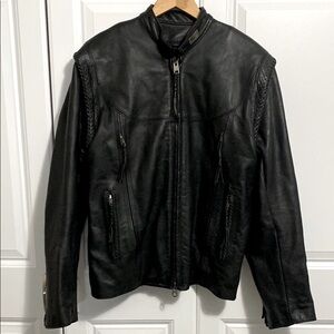 Harley-Davidson “Willy G” Black Jacket with Stand-Up Collar
